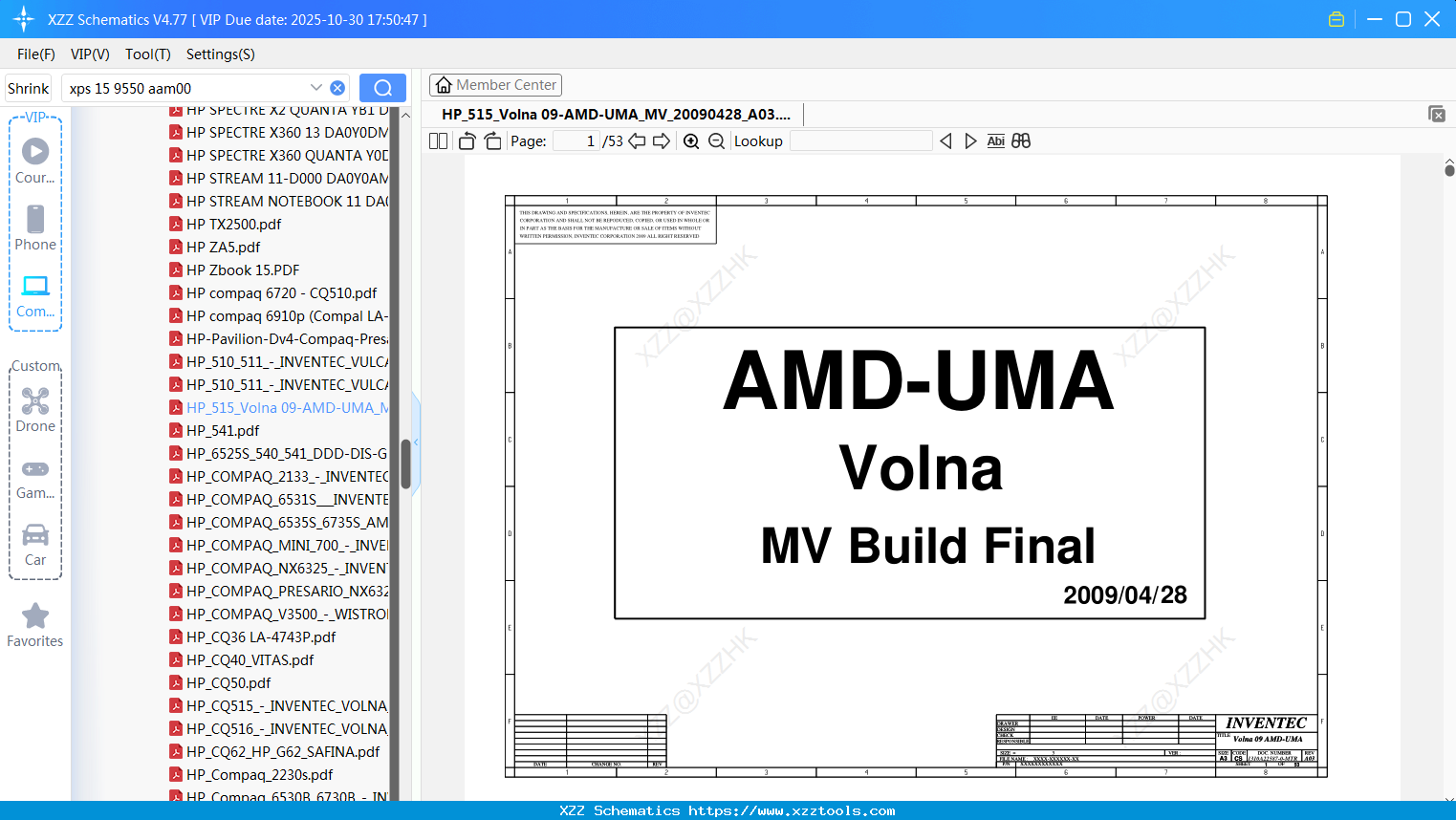 Laptop HP_515_Volna 09-AMD-UMA_MV_20090428_A03